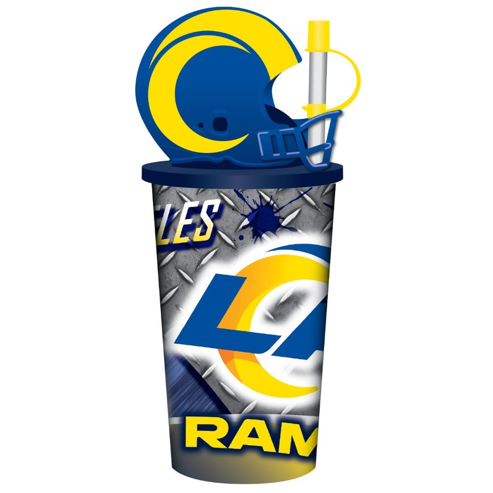 NFL Los Angeles Rams 32oz. Helmet Cup w/Straw